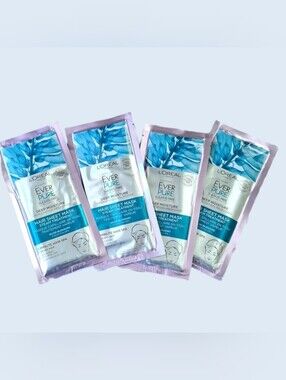 4 L’Oreal Paris Ever Pure Hair Sheet Mask Steam Treatment for Dry Hair/Hair Spa